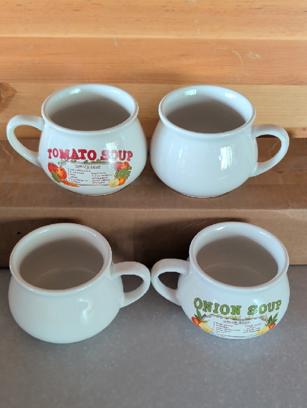 VTG. 4 piece Dat'l Do-It, Inc. Soup Mugs - Picture 14 of 14